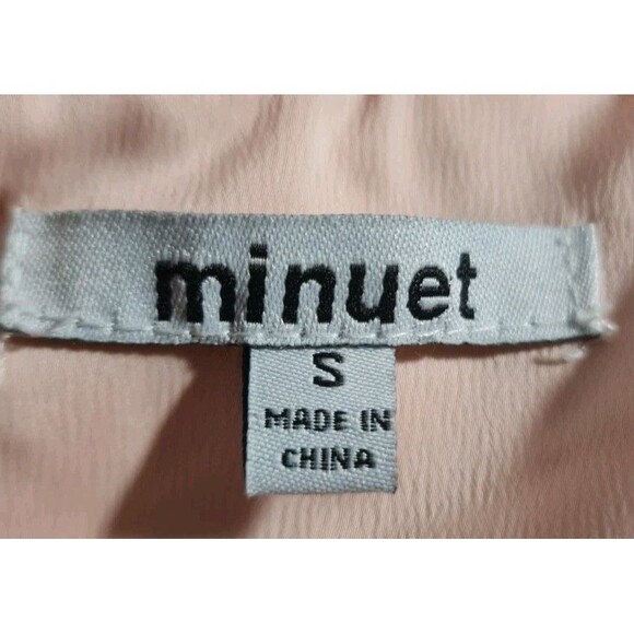 minuet Women Size S Floral Pink Maxi Dress Prom Gown Sweetheart Neck 115A - Picture 3 of 6